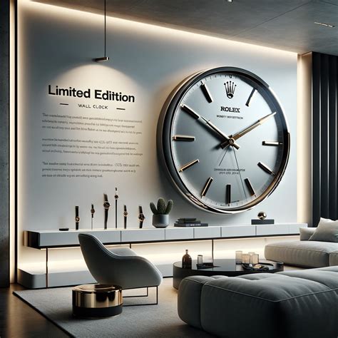 huge rolex wall clock|real rolex wall clock.